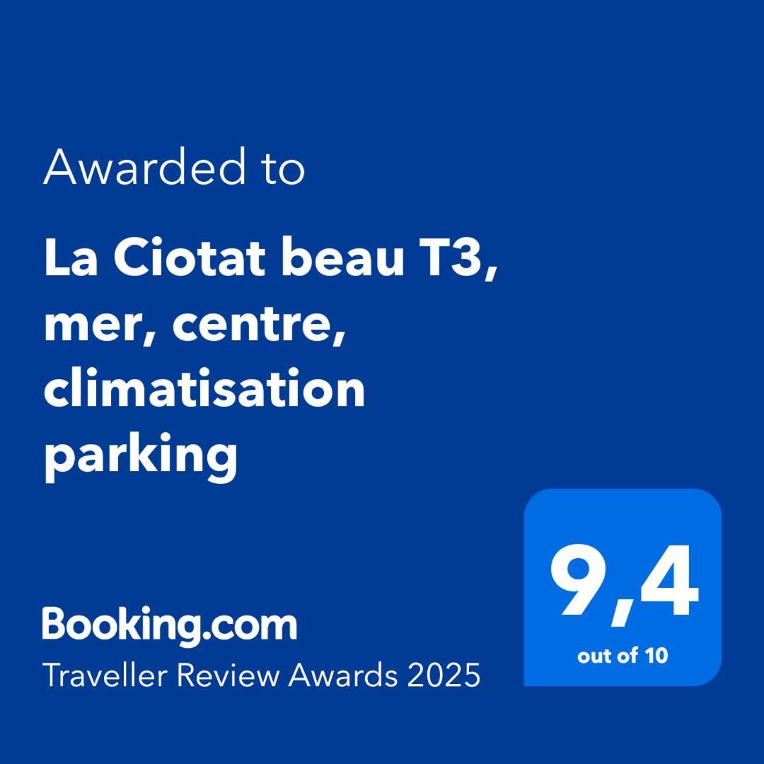 La Ciotat Beau T3, Mer, Centre, Climatisation, Parking Prive Gratuit Экстерьер фото